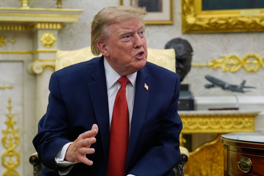 ドナルド・トランプ米大統領。AP＝聯合ニュース