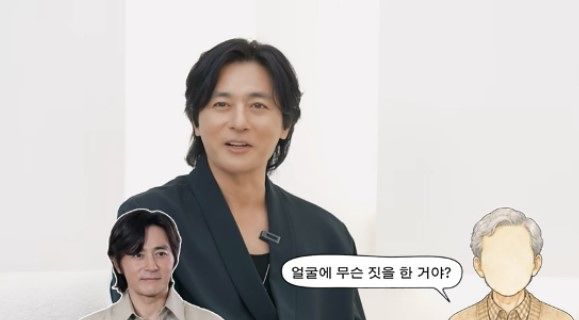 俳優チャン・ドンゴン。［写真 YouTube キャプチャー］