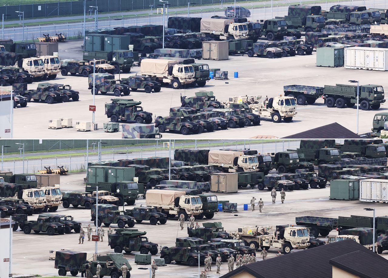   韓米連合訓練中も閑散とした在韓米軍基地［聯合ニュース］