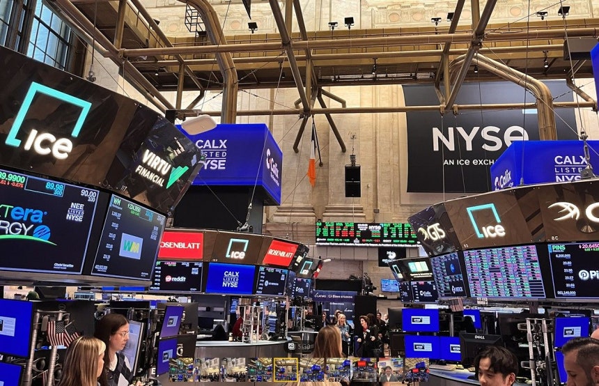 米ニューヨーク証券取引所のトレーディングフロア。［写真 聯合ニュース］