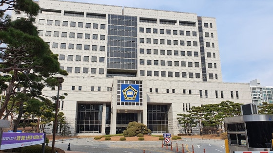 大田（テジョン）高等法院（高裁）および大田地裁の全景。シン・ジンホ記者