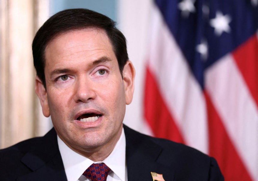 マルコ・ルビオ米国務長官。ロイター＝聯合ニュース