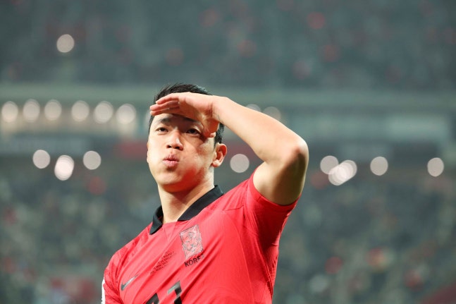 サッカー韓国代表の黄喜燦（ファン・ヒチャン）。チョン・ミンギュ記者