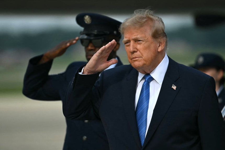 ドナルド・トランプ米大統領。AFP＝聯合ニュース