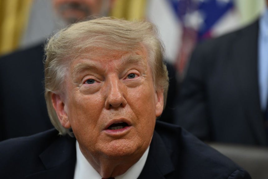 ドナルド・トランプ米大統領。EPA＝聯合ニュース