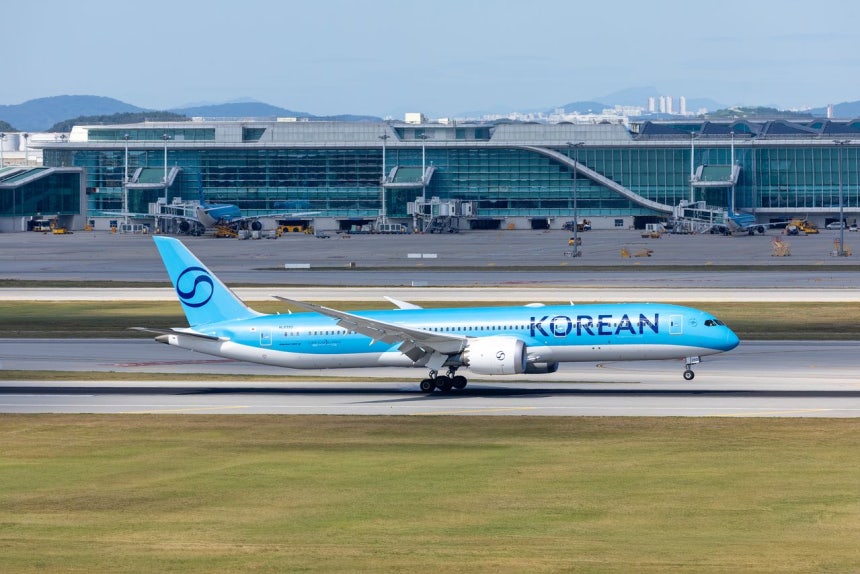 大韓航空のボーイング787-9型機。［大韓航空提供］