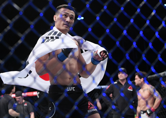 現役時代のUFCファイター、チョン・チャンソン。ソン・ボングン