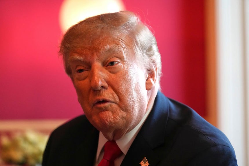 トランプ米大統領。［写真 AP＝聯合ニュース］