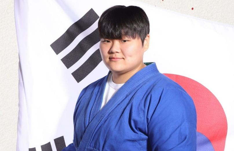 クラッシュ種目のキム・ミニョン。［写真 大韓体育会］
