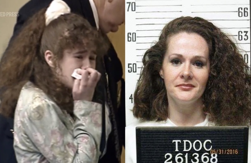  1995年の死刑判決時と2021年のクリスタ・パイク死刑囚。［写真＝AP］