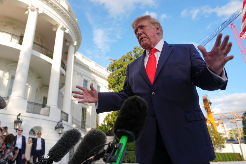 トランプ米大統領。［写真 AP＝聯合ニュース］